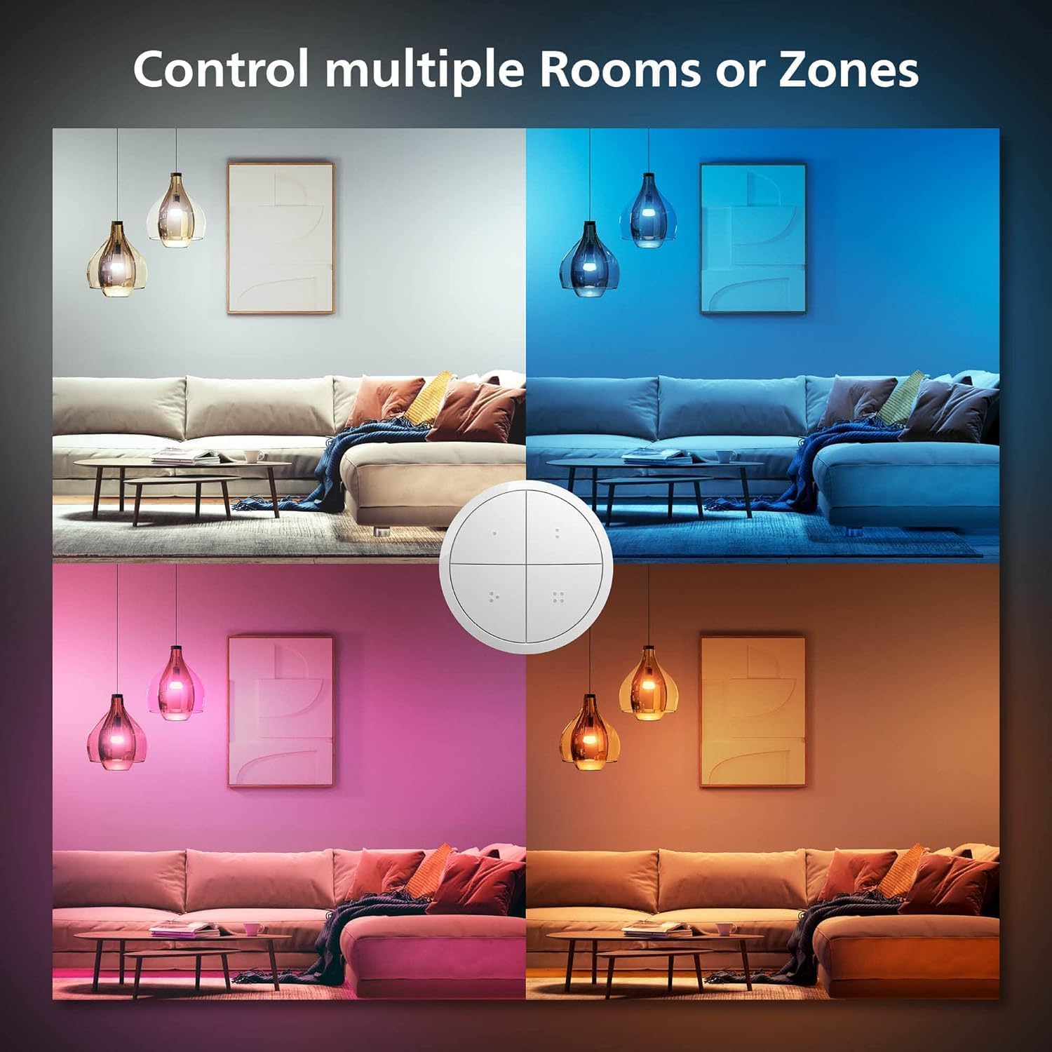 Foto 7 pulgar | Interruptor De Luz Philips Hue Wall Tap Dial Portátil Blanco  Paquete De 1 - Venta Internacional.