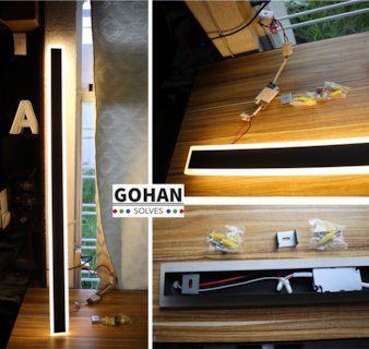 Foto 4 | Lámpara Luz Led 60 cm para Uso en Interior y Exterior - 3 Tonos Blanco/ Neutro/ Cálido
