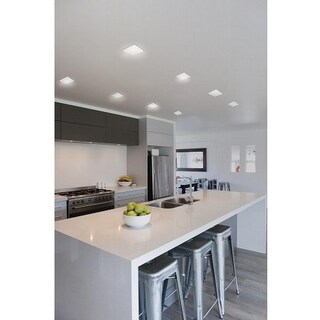 Foto 2 | Luminario Led Slim De Empotrar Cuadrado 6500k 12w Volteck