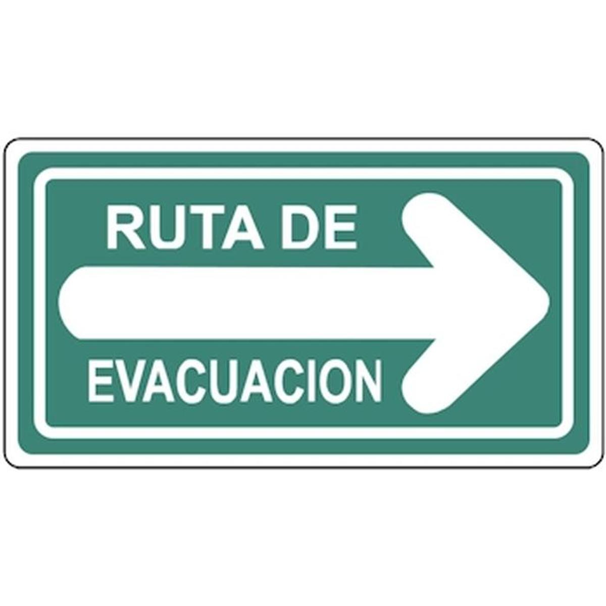 Señalamieinto Salida De Emergencia Ventdepot Mxsev-046 1 Pieza Multicolor