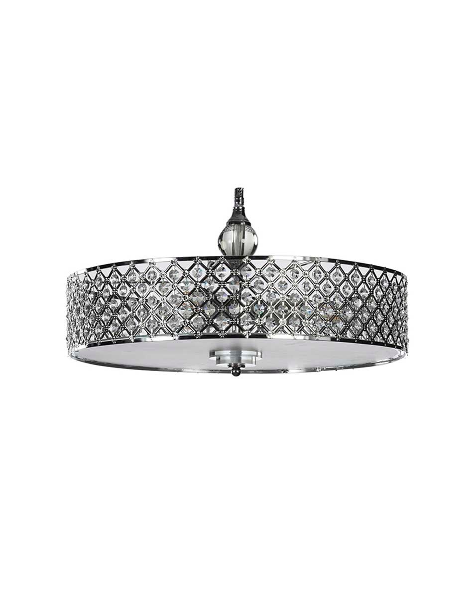 Candil Gamalux Nova Collection R022, 4 Luces Plateado $3,474