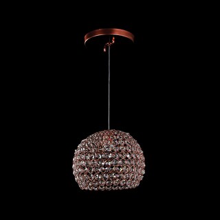 Foto 3 | Candil Gamalux Globo Gor230 1 Luz Oro Rosado