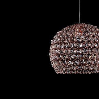 Foto 4 | Candil Gamalux Globo Gor230 1 Luz Oro Rosado