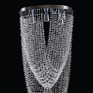 Foto 4 | Candil Colgante Gamalux Williams Krystal Doble Columpio de 5 Luces
