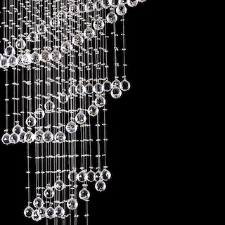 Foto 4 | Candil Colgante Gamalux William Krystal Quadros De 8 Luces Plateado