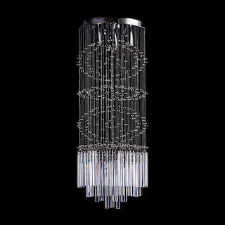 Foto 3 | Candil Colgante Gamalux Williams Krystal Discos de 4 Luces