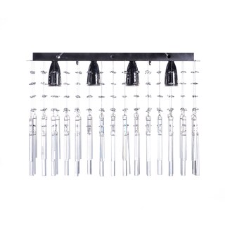 Foto 1 | Candil Colgante Gamalux Williams Krystal Bastones de 4 Luces