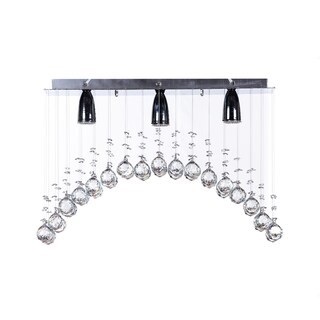 Foto 1 | Candil Colgante Gamalux Williams Krystal Arco de 3 Luces