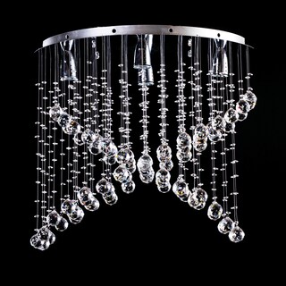 Foto 3 | Candil Colgante Gamalux Williams Krystal Átomo de 4 Luces