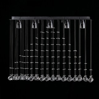 Foto 3 | Candil Colgante Gamalux Williams Krystal Triángulo 5 Luces