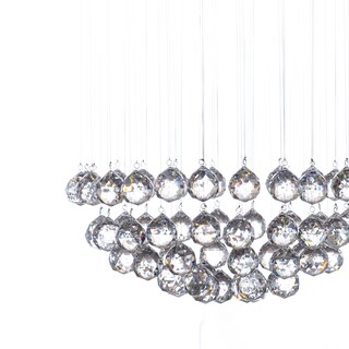 Foto 2 | Candil Colgante Gamalux William Krystal Esfera Partida de 5 Luces