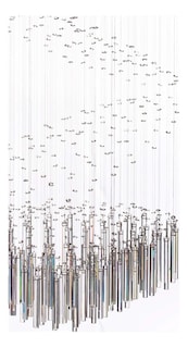 Foto 2 | Candil Colgante Gamalux Williams Krystal Discos de 10 Luces