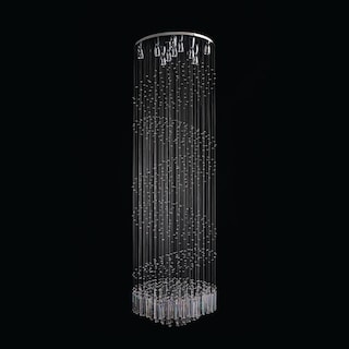 Foto 3 | Candil Colgante Gamalux Williams Krystal Discos de 10 Luces