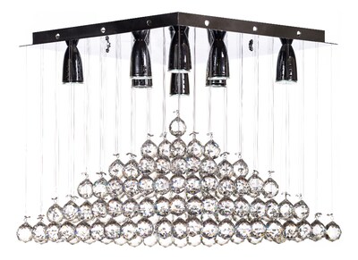 Foto 1 | Candil Colgante Gamalux Williams Krystal Cúpula de 8 Luces