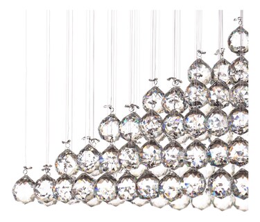 Foto 2 | Candil Colgante Gamalux Williams Krystal Cúpula de 8 Luces