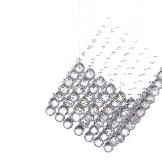 Foto 2 | Candil Colgante Gamalux Williams Krystal Quadro de 4 Luces
