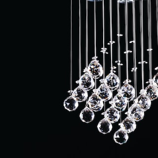 Foto 4 | Candil Colgante Gamalux Williams Krystal Quadro de 4 Luces