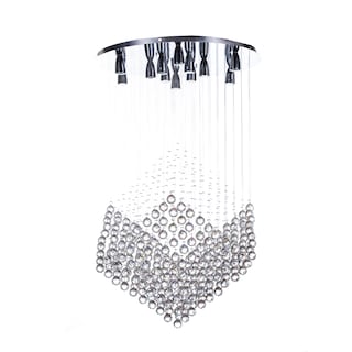 Foto 1 | Candil Colgante Gamalux Williams Krystal Quadro De 12 Luces