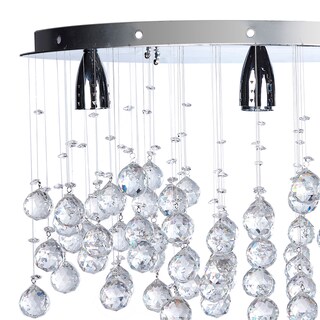Foto 2 | Candil Colgante Gamalux Williams Krystal Ojo de 4 Luces