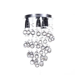 Foto 1 | Candil Colgante Gamalux Williams Krystal Cascada de 4 Luces