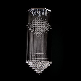Foto 3 | Candil Colgante Gamalux Williams Krystal Hexágono 10 Luces