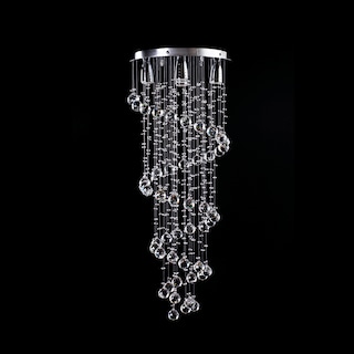 Foto 3 | Candil Colgante Gamalux Williams Krystal Cascada de 5 Luces