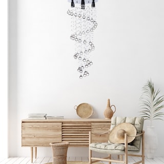Foto 5 | Candil Colgante Gamalux Williams Krystal Cascada de 5 Luces