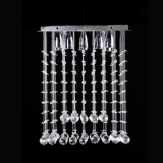 Foto 3 | Candil Colgante Gamalux Williams Krystal Cubo 8 Luces