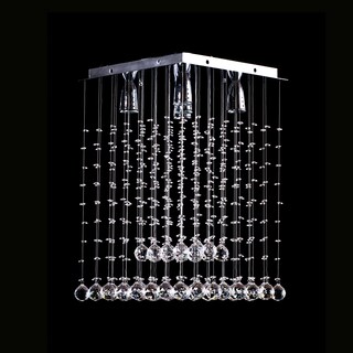 Foto 3 | Candil Colgante Gamalux Williams Krystal Cubo de 5 Luces