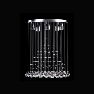 Foto 3 | Candil Colgante Gamalux Williams Krystal Cono de 6 Luces