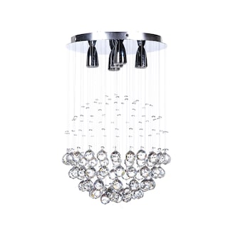 Foto 1 | Candil Colgante Gamalux Williams Krystal Esfera De 5 Luces