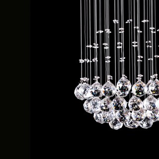 Foto 4 | Candil Colgante Gamalux Williams Krystal Esfera De 4 Luces