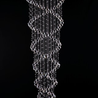 Foto 4 | Candil Colgante Gamalux Williams Krystal Doble Espiral De 9 Luces