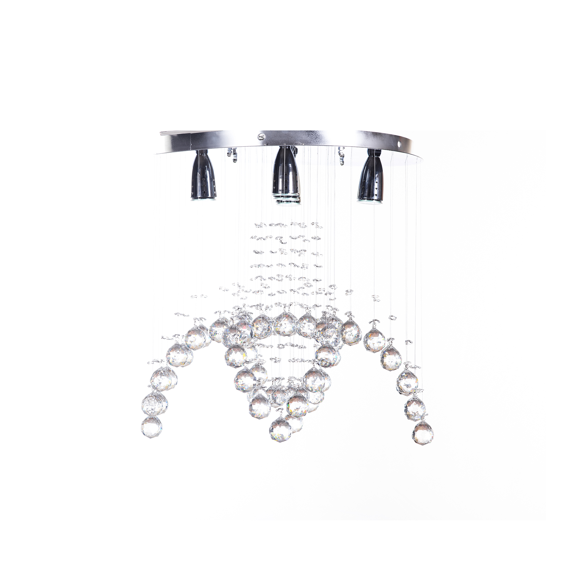Foto 1 | Candil Colgante Gamalux Williams Krystal Garra De 5 Luces