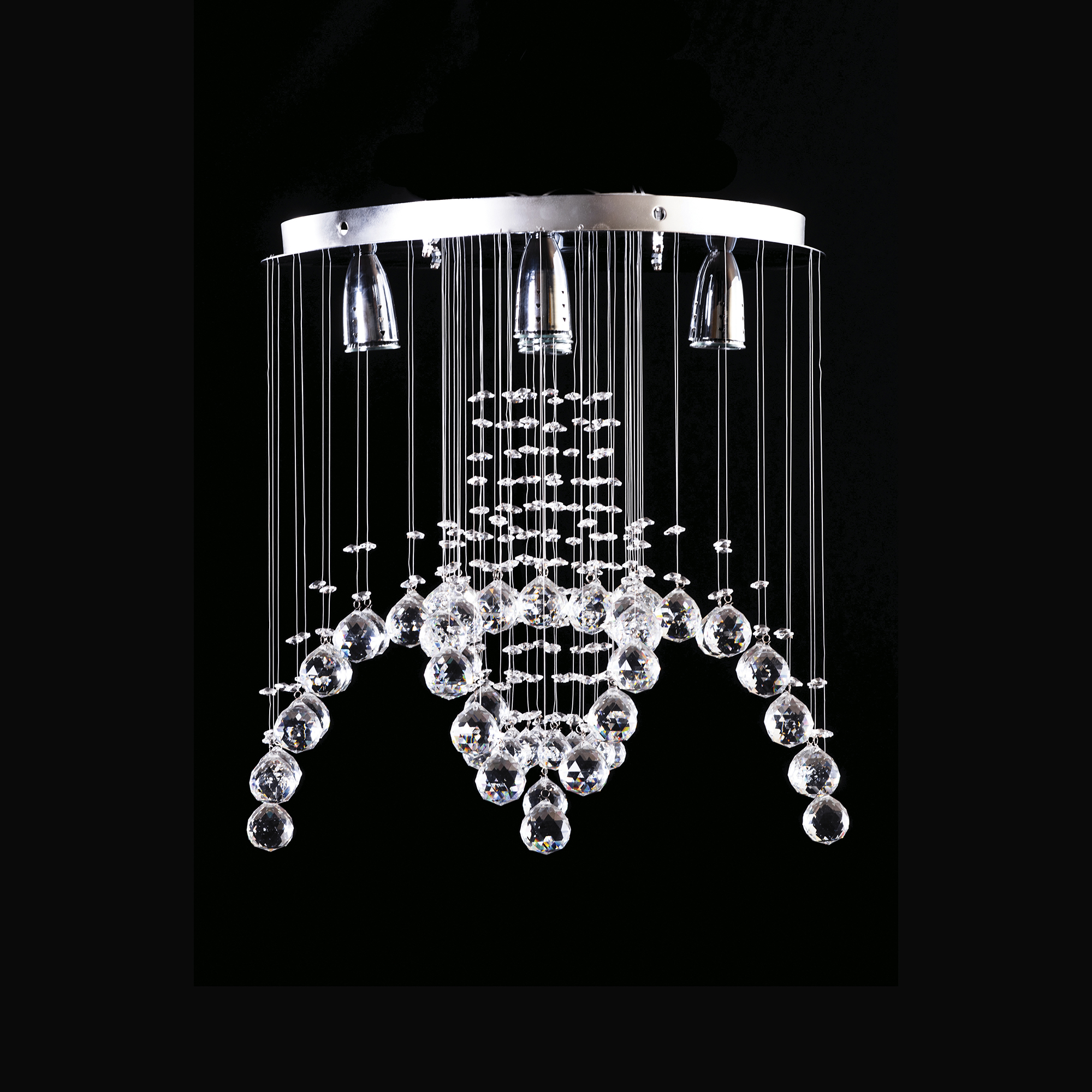 Foto 4 pulgar | Candil Colgante Gamalux Williams Krystal Garra De 5 Luces