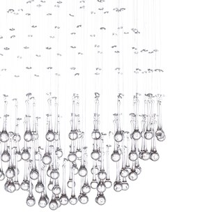 Foto 2 | Candil Colgante Gamalux Williams Krystal Esfera-gota 6 Luces