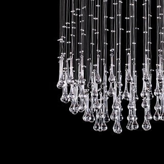 Foto 4 | Candil Colgante Gamalux Williams Krystal Esfera-gota 6 Luces