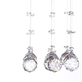 Foto 2 | Candil Colgante Gamalux Williams Krystal Flat de 3 Luces