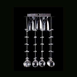 Foto 3 | Candil Colgante Gamalux Williams Krystal Flat de 3 Luces