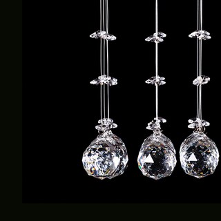 Foto 4 | Candil Colgante Gamalux Williams Krystal Flat de 3 Luces