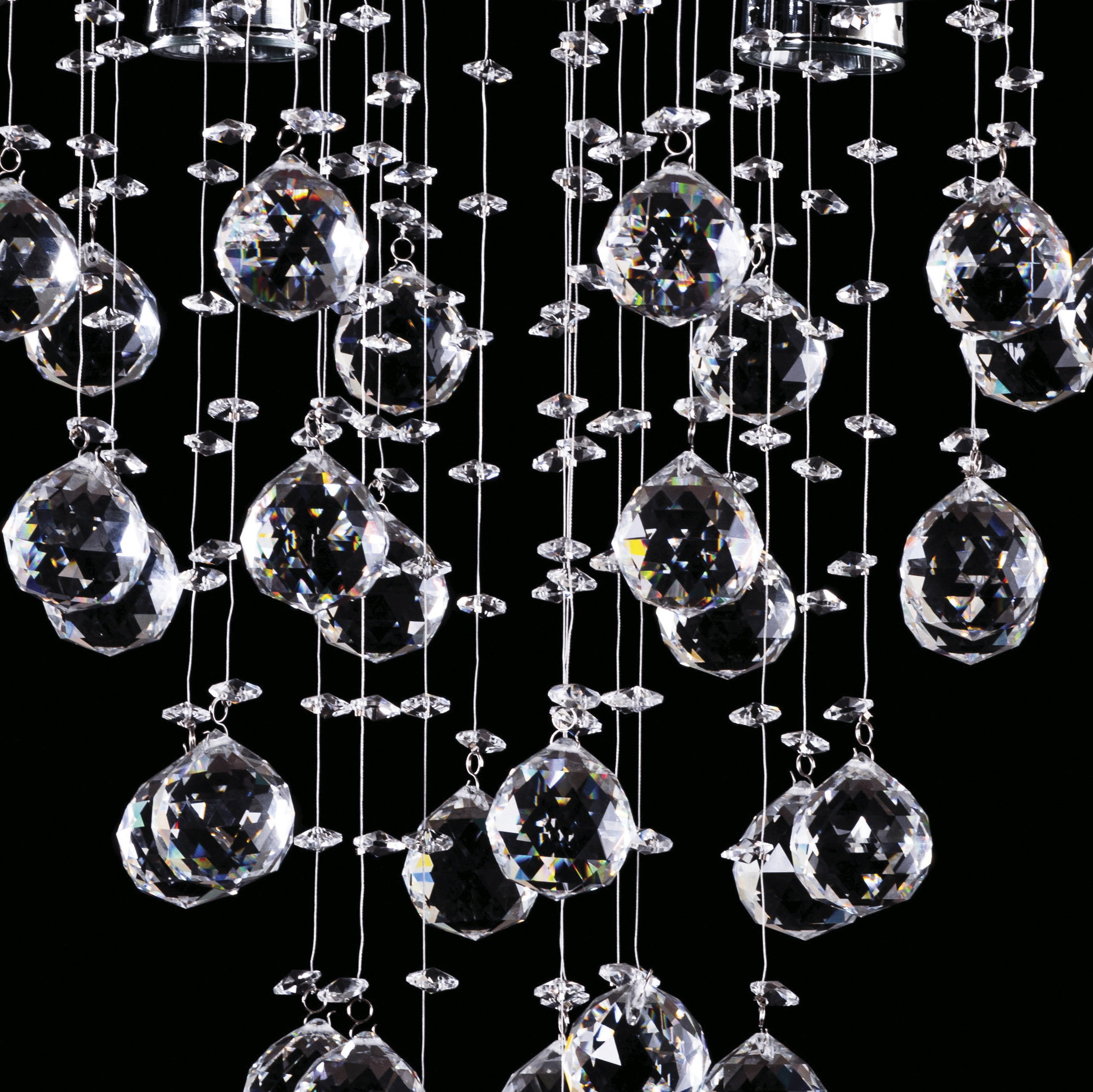 Foto 4 pulgar | Candil Colgante Gamalux Williams Krystal Uvas de 4 Luces