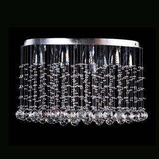 Foto 3 | Candil Colgante Gamalux Williams Krystal Redondo de 9 Luces