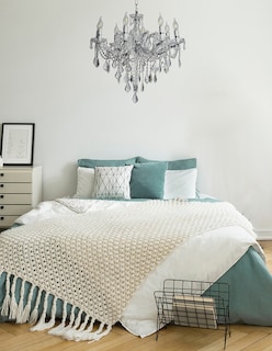 Foto 6 | Candil Colgante Gamalux María Theresa Cristal de 8 Luces Cromado