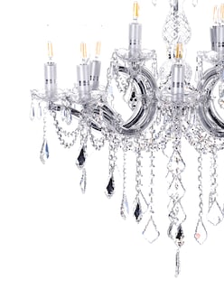 Foto 2 | Candil Colgante Gamalux María Theresa Cristal De 15 Luces Cromado