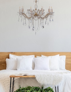 Foto 6 | Candil Colgante Gamalux María Theresa Cristal de 10 Luces Dorado