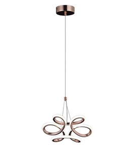Foto 1 | Lámpara Iluminación Luz Vic Flor Cobre