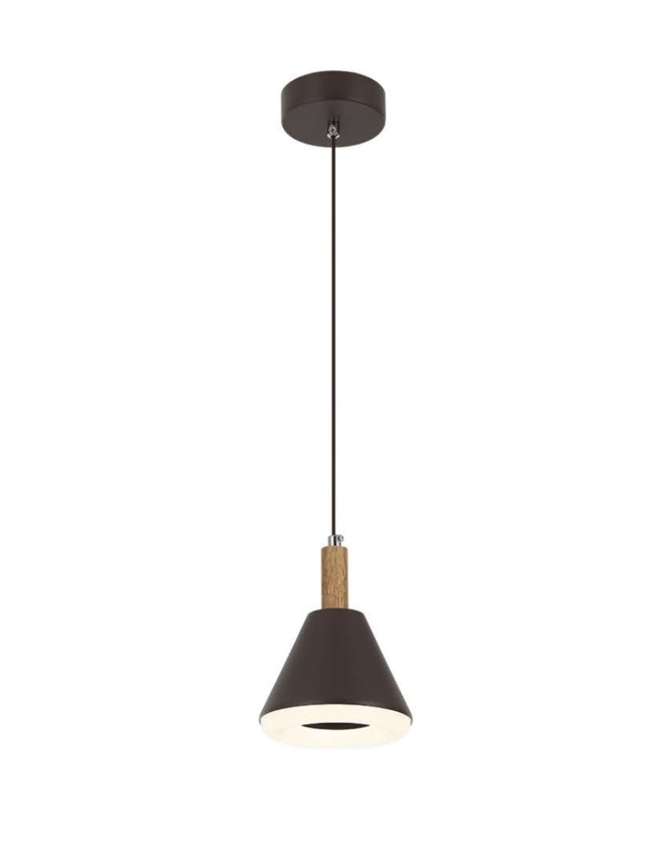 Foto 1 | Lampara Colgante Cono 1 Luz