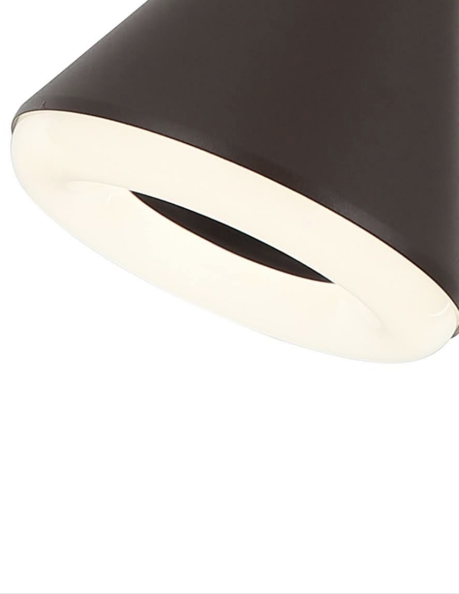 Foto 3 pulgar | Lampara Colgante Cono 1 Luz
