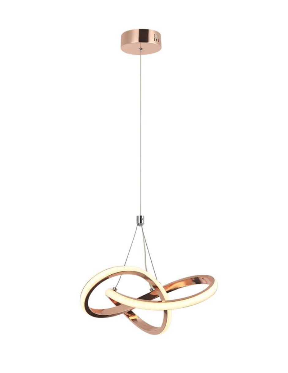 Foto 1 | Lámpara Colgante Iluminación Luz Vic Infinitum color Cobre