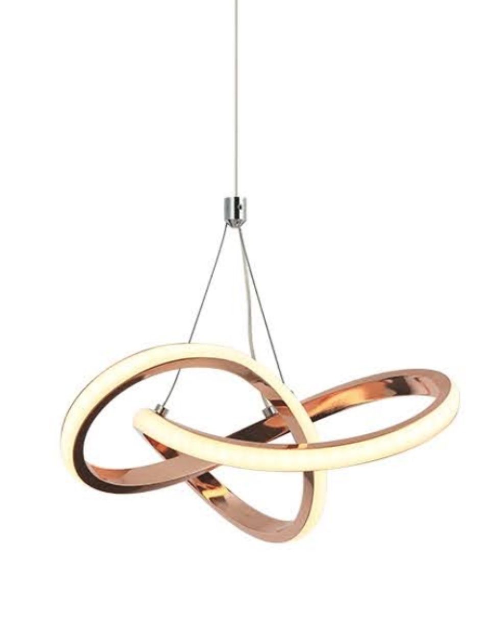 Foto 3 pulgar | Lámpara Colgante Iluminación Luz Vic Infinitum color Cobre